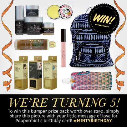 Peppermint Birthday Giveaway
