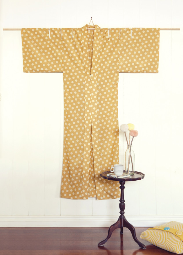 Peppermint costura escola Issue robe 23 kimono