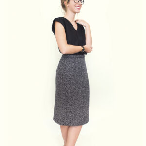 Peppermint sewing school Issue 26 wool pencil skirt