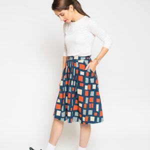Free vintage skirt sewing pattern - Peppermint