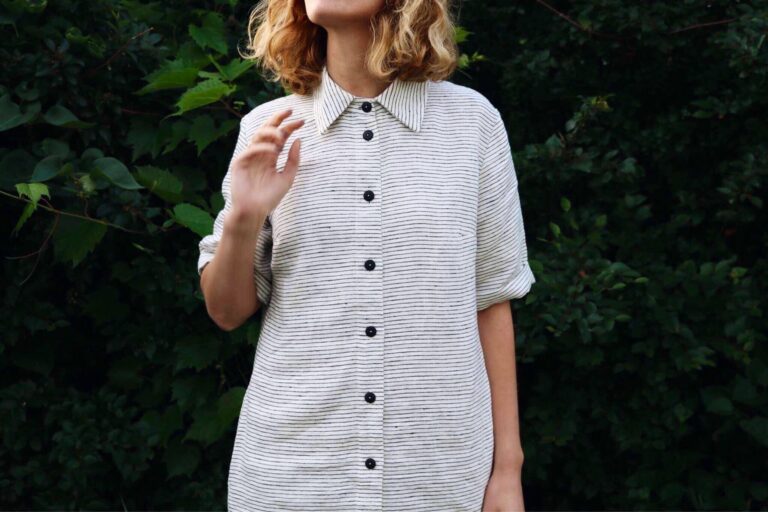 Linen dress Off/On linen