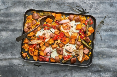 Superveg – sweet potato breakfast tray