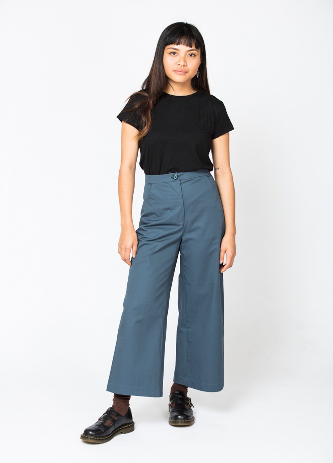 Amalie The Label - Charo High Waisted Wide Leg Pants in Warm White | Showpo  USA
