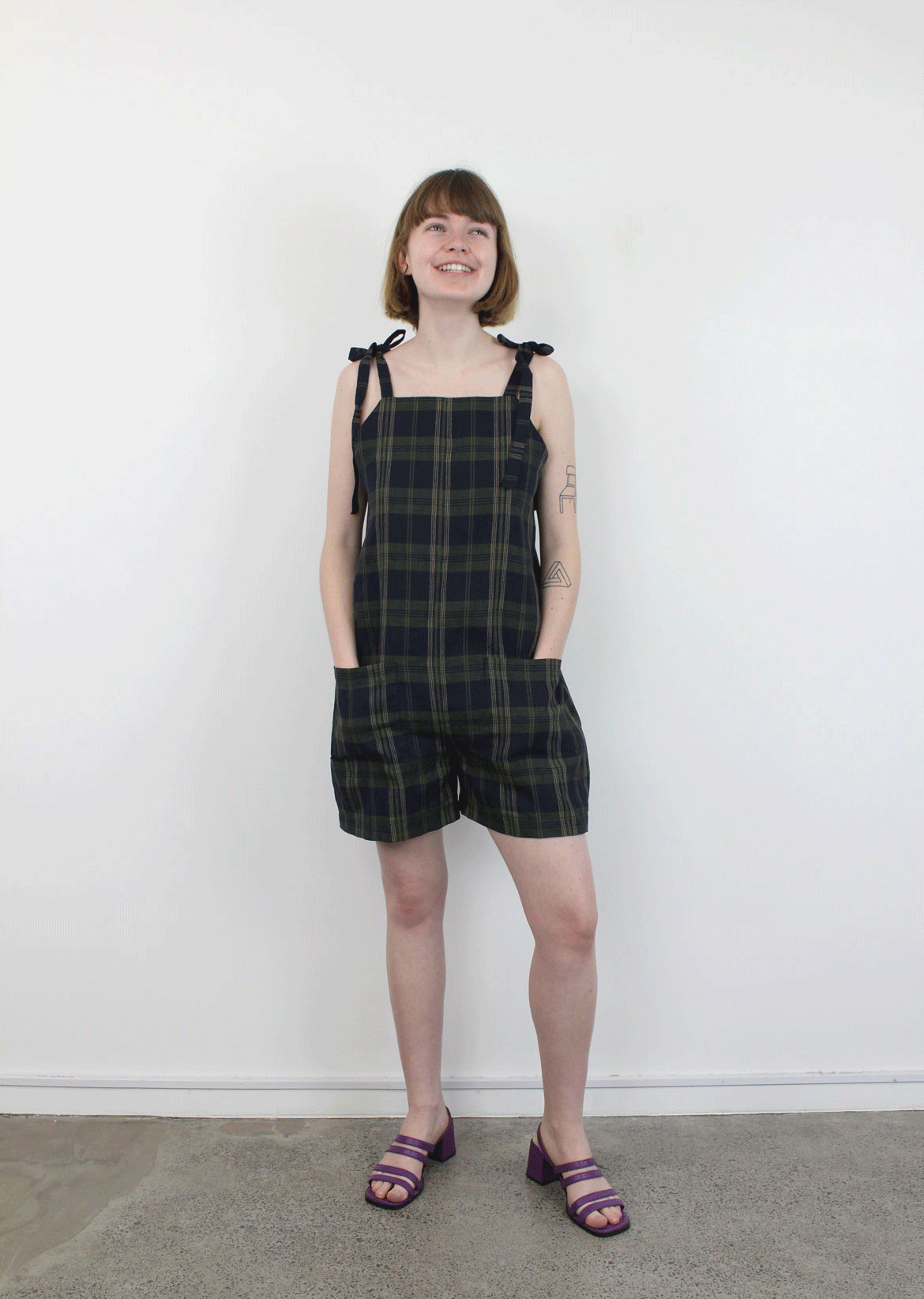 Playsuit-Full-Plaid-Fabric-By-The-Fabric-Store