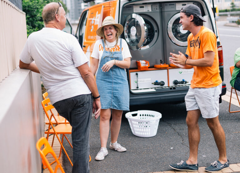 Conversation, Connection and Clean Clothes – Meet the Inspiring Duo Behind Orange Sky