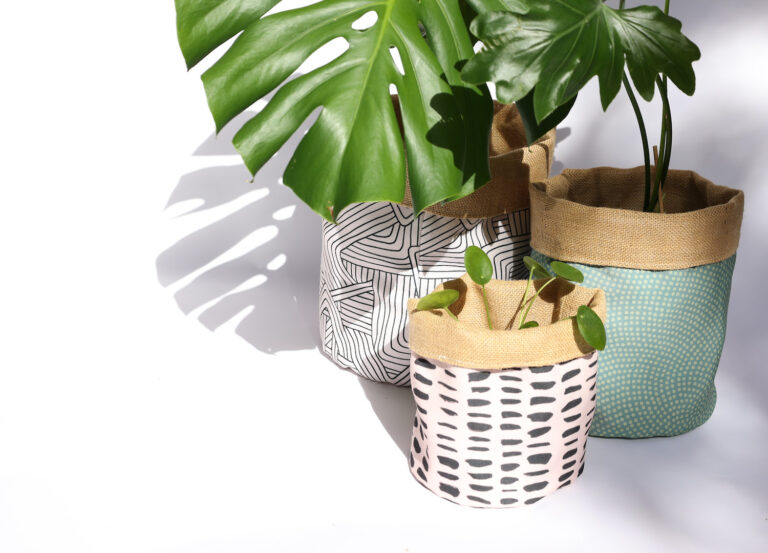 Just Keep Growing – How to Make Your Very Own DIY Fabric Planters
