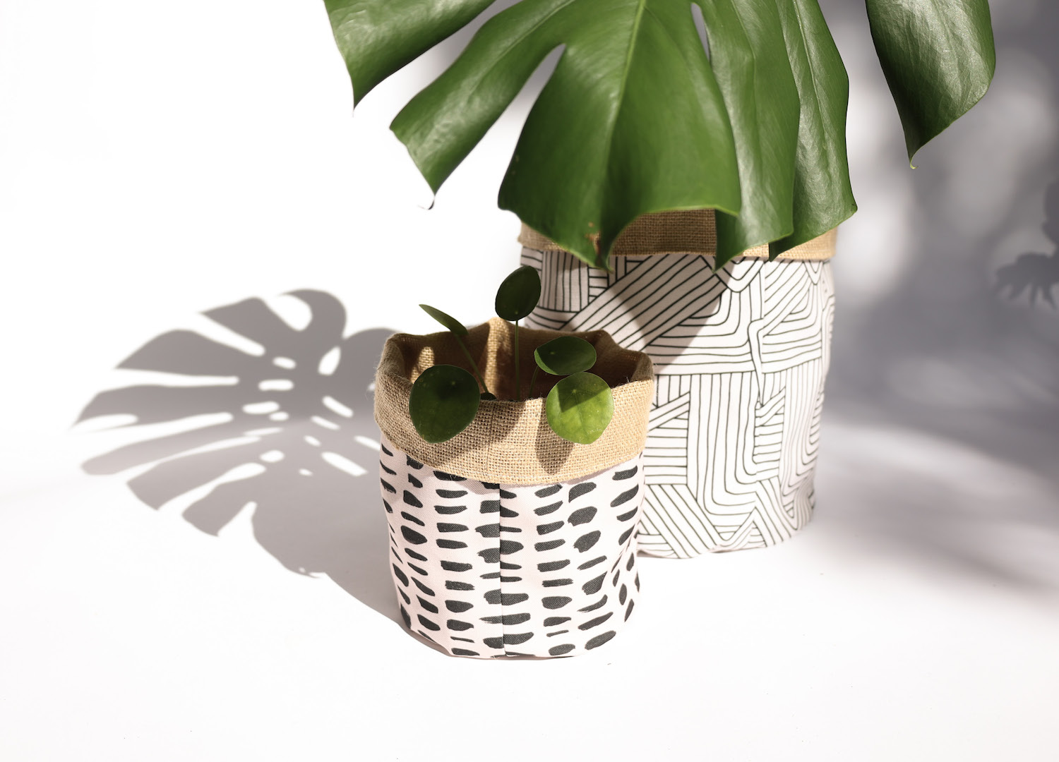Just Keep Growing - How to Make Your Very Own DIY Fabric Planters -  peppermint magazine