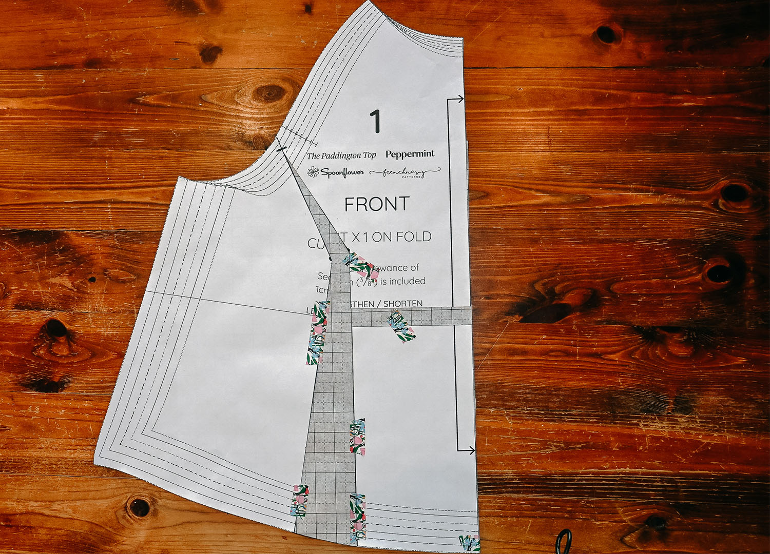 How to make a full bust adjustment to a sewing pattern