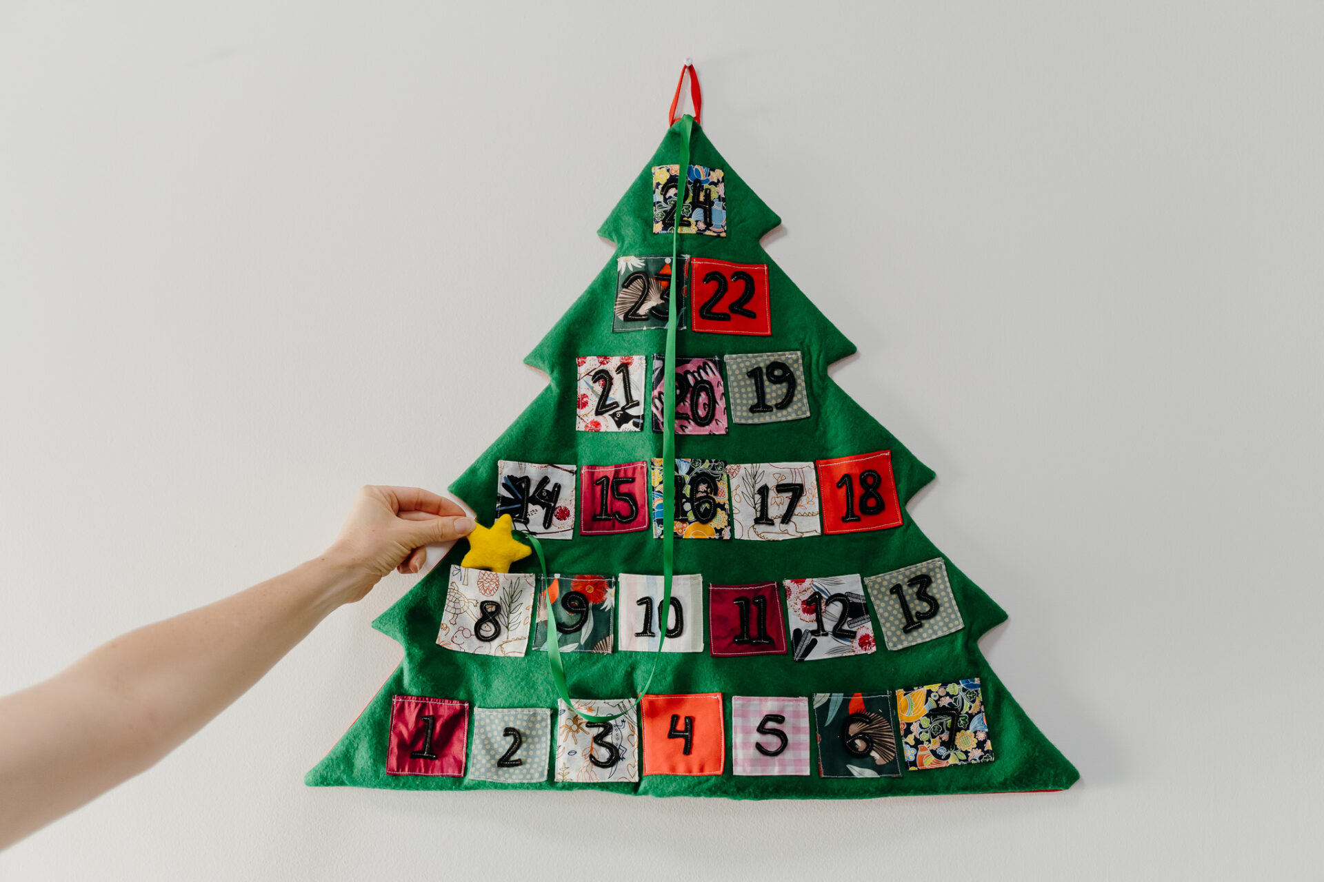 Iron-on Numbers for Advent Calendars