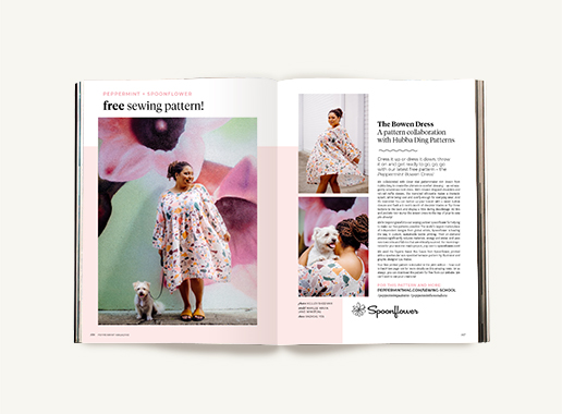 Peppermint Magazine – Autumn Issue 53 – Free sewing pattern Bowen Dress