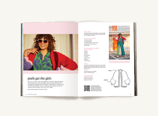 Peppermint Magazine Issue 54 – Buy Now – Cardigang DIY Knit