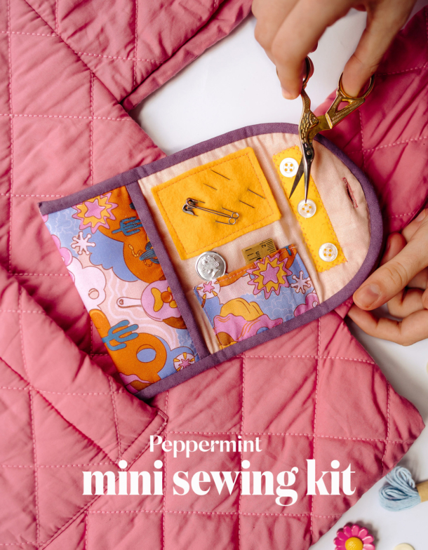 Peppermint Mini Sewing Kit DIY Project! peppermint magazine