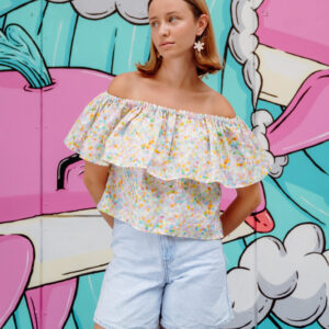 Valentine Ruffle Top