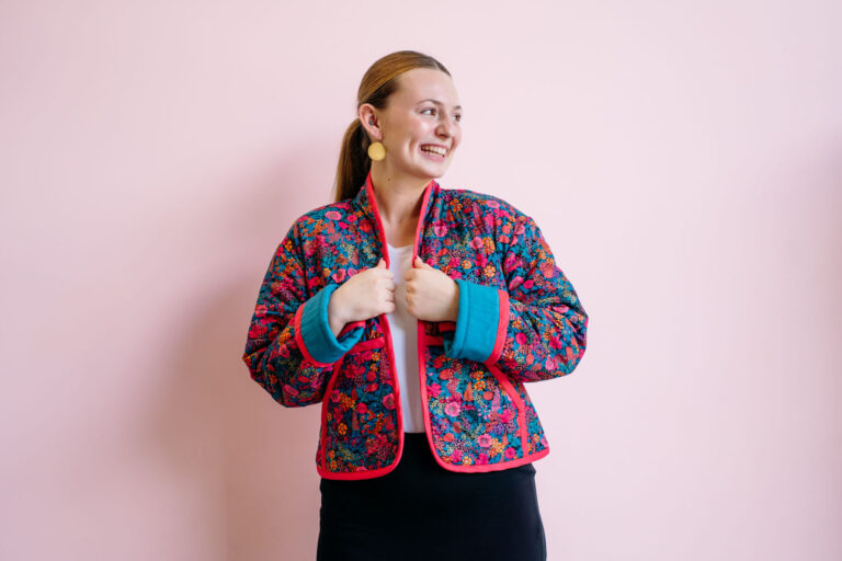 Meet Your New Quilty Pleasure: The Peppermint Viola Quilted Jacket!