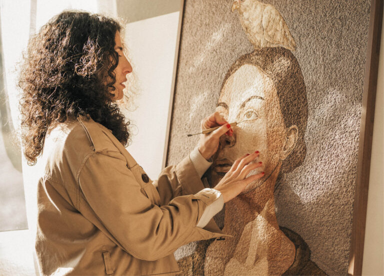 From Waste to Wonder: Cynthia Nudel’s biopainting turns scraps into luminous art