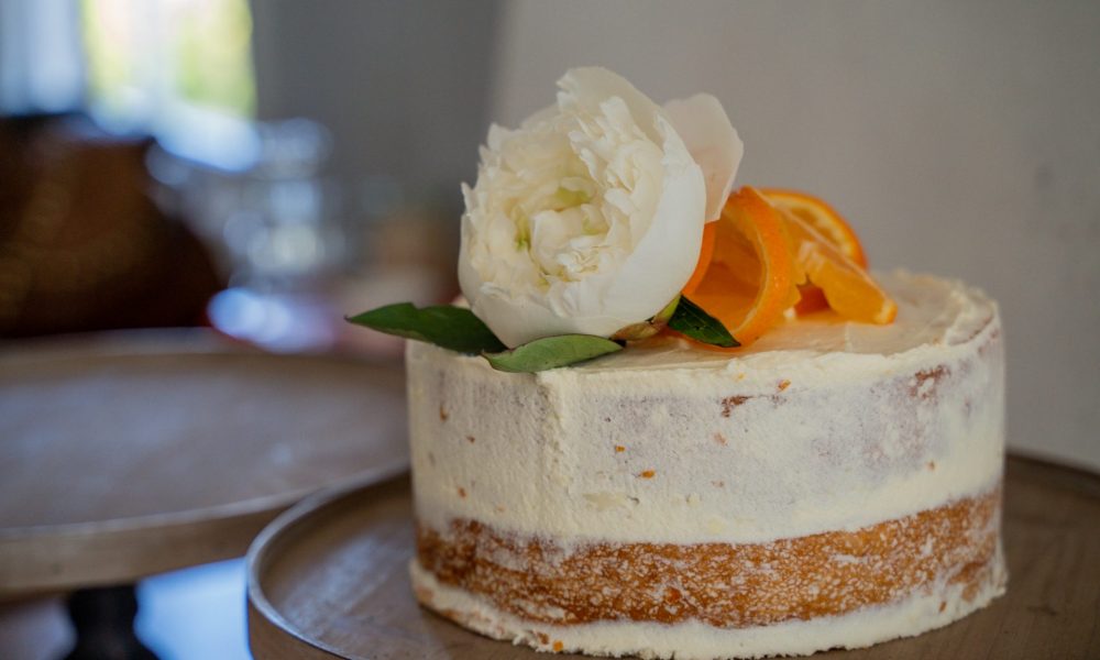 Lighthouse Peppermint Tangelo cake