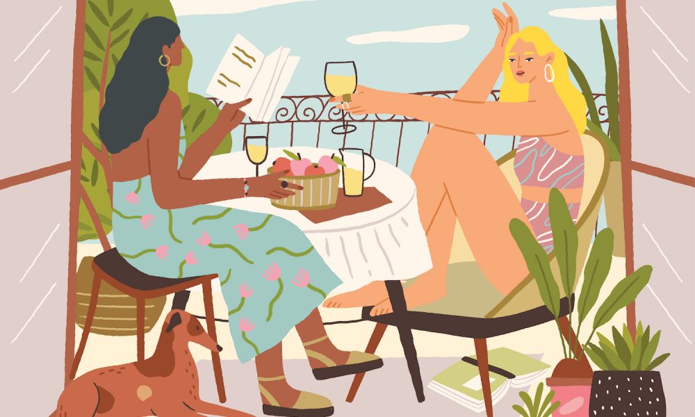 slow life composition-colouredit