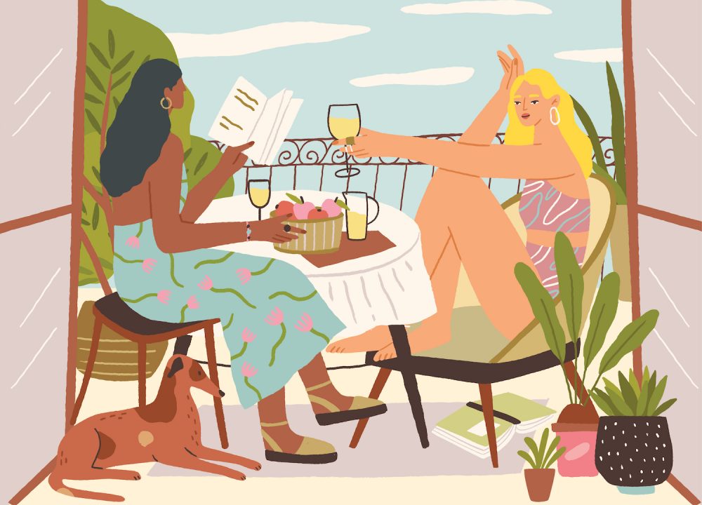 slow life composition-colouredit