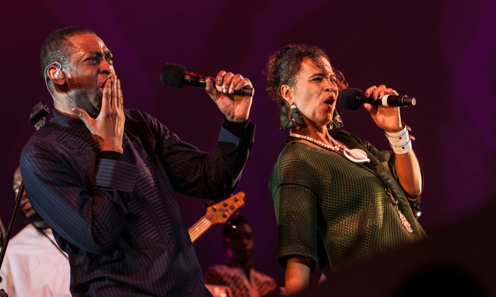 Youssou N'Dour and Neneh Cherry_WOMADelaide 2015_Credit Charles Seja