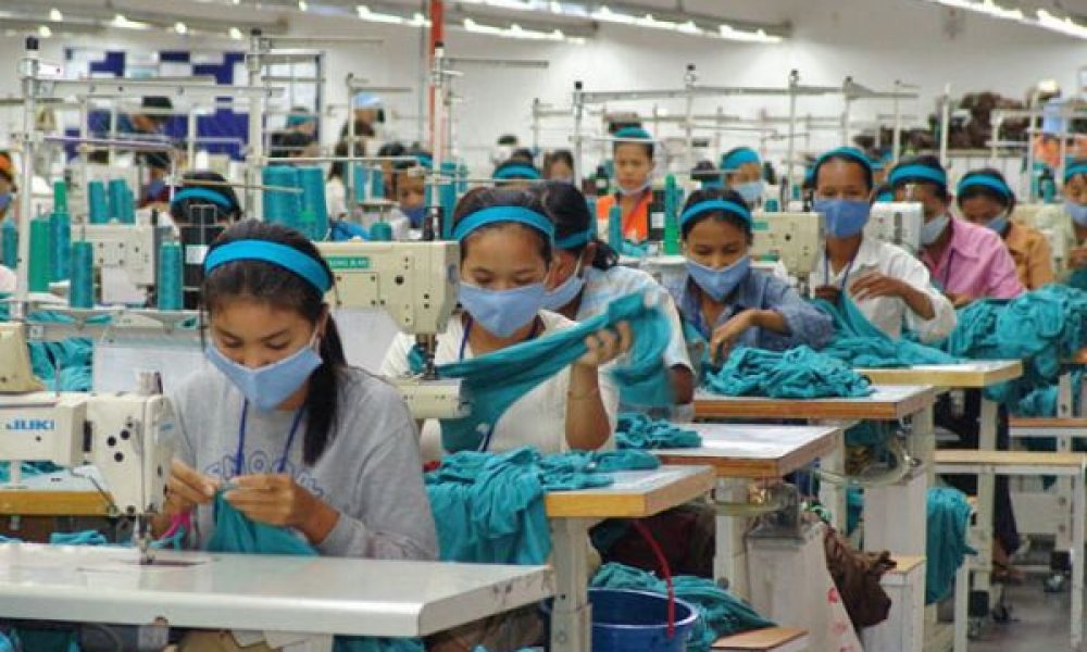 Garment workers in Cambodia, image via Oxfam Australia