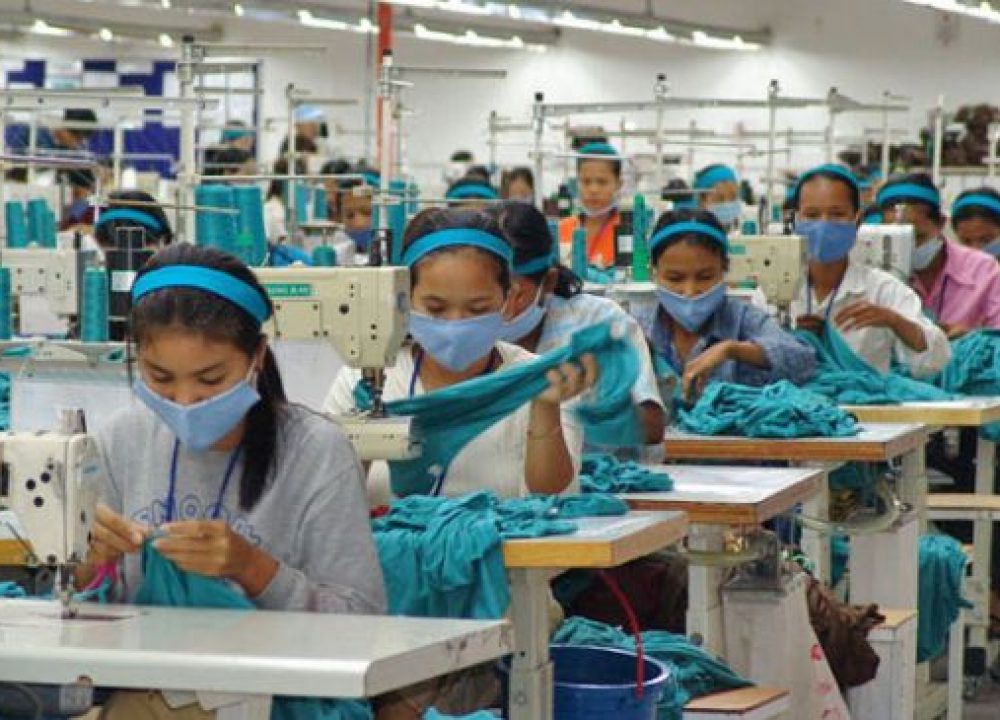 Garment workers in Cambodia, image via Oxfam Australia