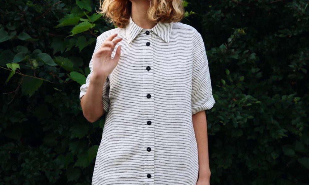 Linen dress Off/On linen