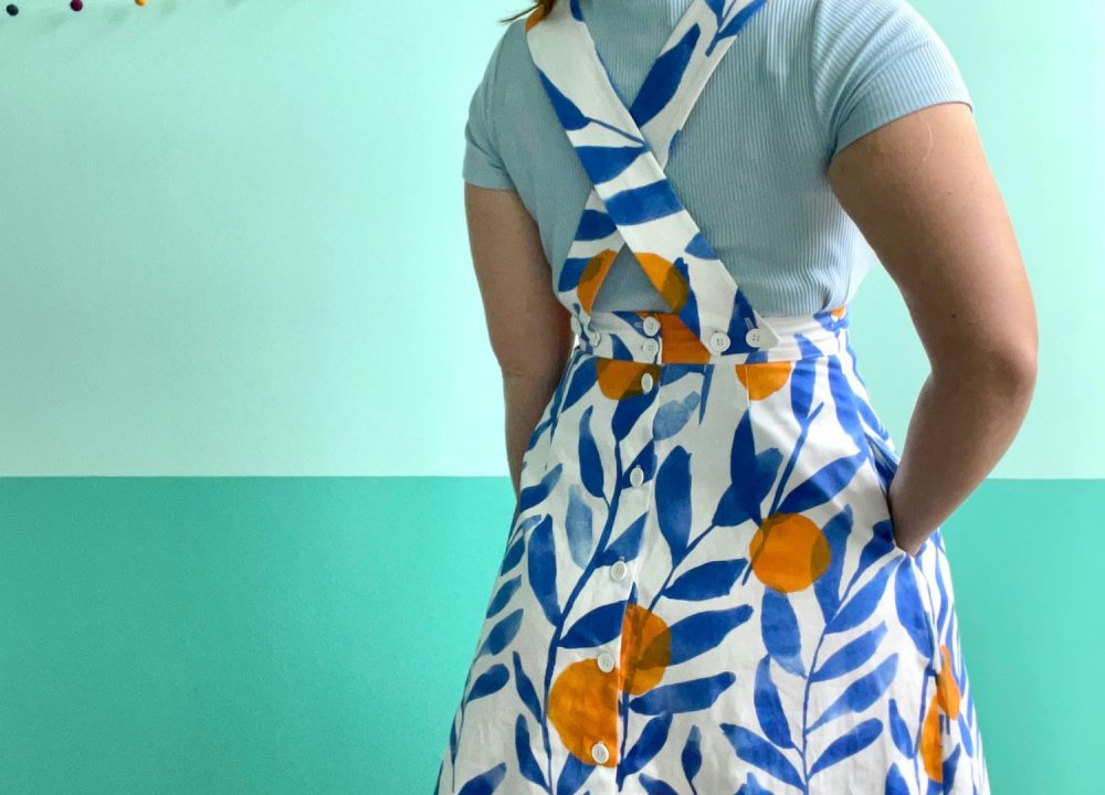 milton pinafore cover