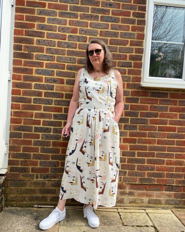 peppermint magazine jersey dress Summer Sundress – wide strap dress pattern